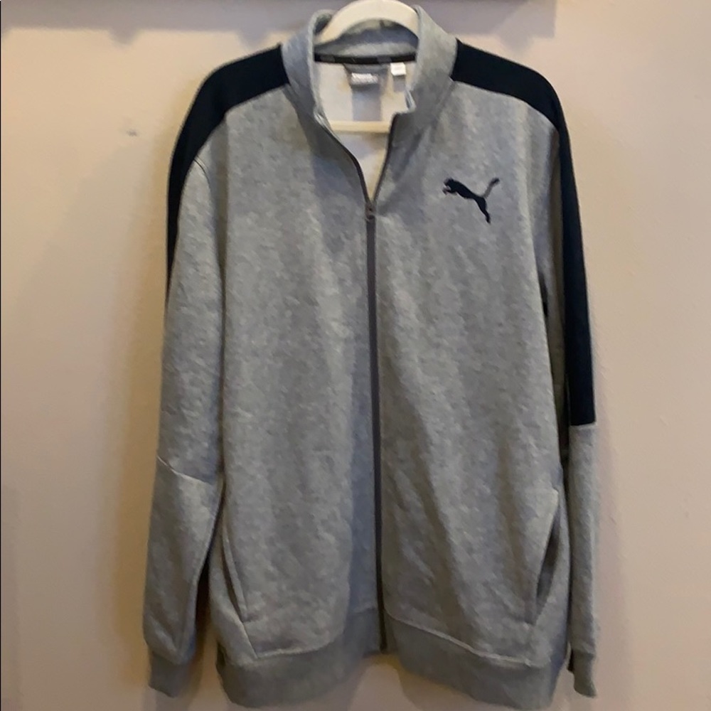 Puma zip up sweatshirt